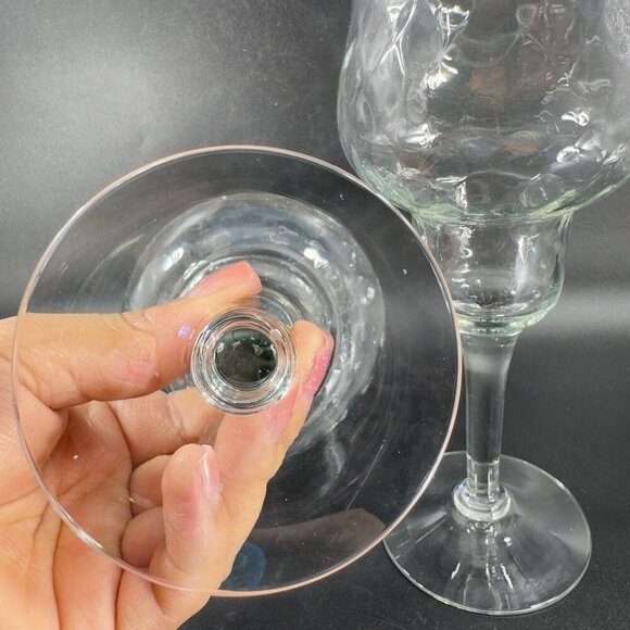 Vintage Venetian Clear Optic Tall Course Candle Holder Hurricane Votive Italy 2 - Picture 5 of 12